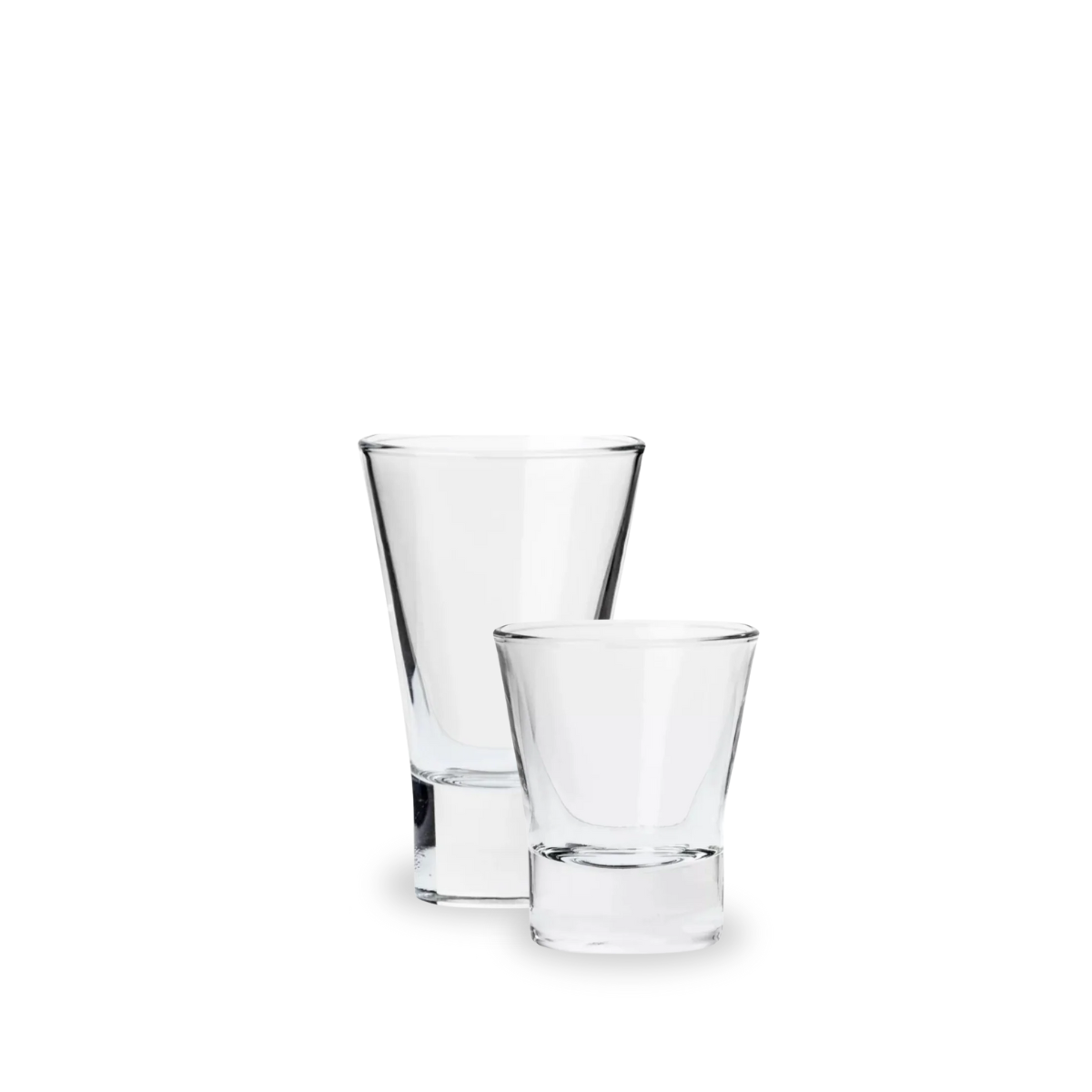 Serie V - Juego de 6 Tequileros de Vidrio