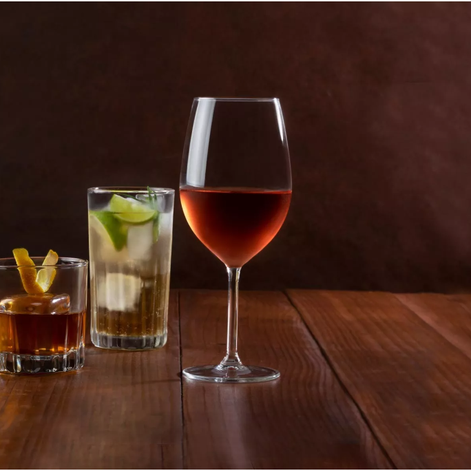 Decantador de Vino Con 4 Copas