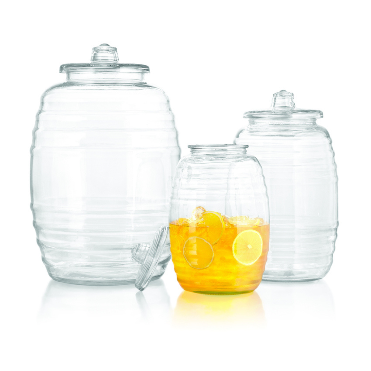 Barril Vitrolero De Vidrio