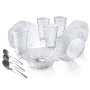 Santa Elenita - Vajilla De 12 Pzas De Vidrio