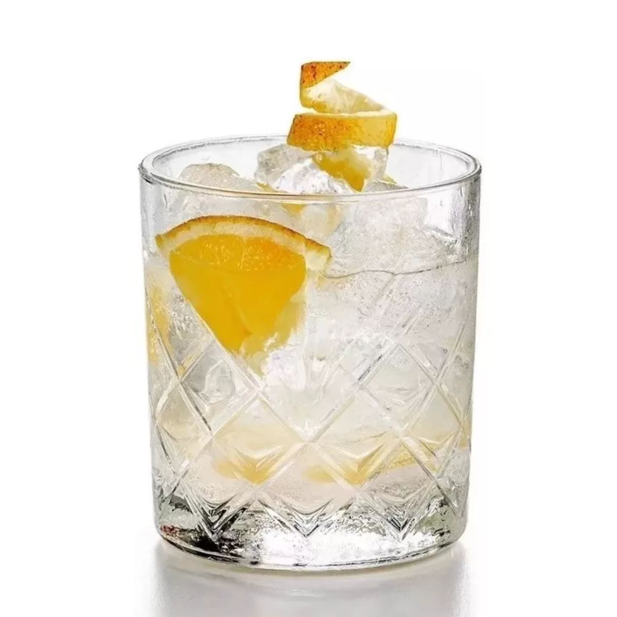 Eternal - Juego De 12 Vasos De Vidrio Tipo Cortado