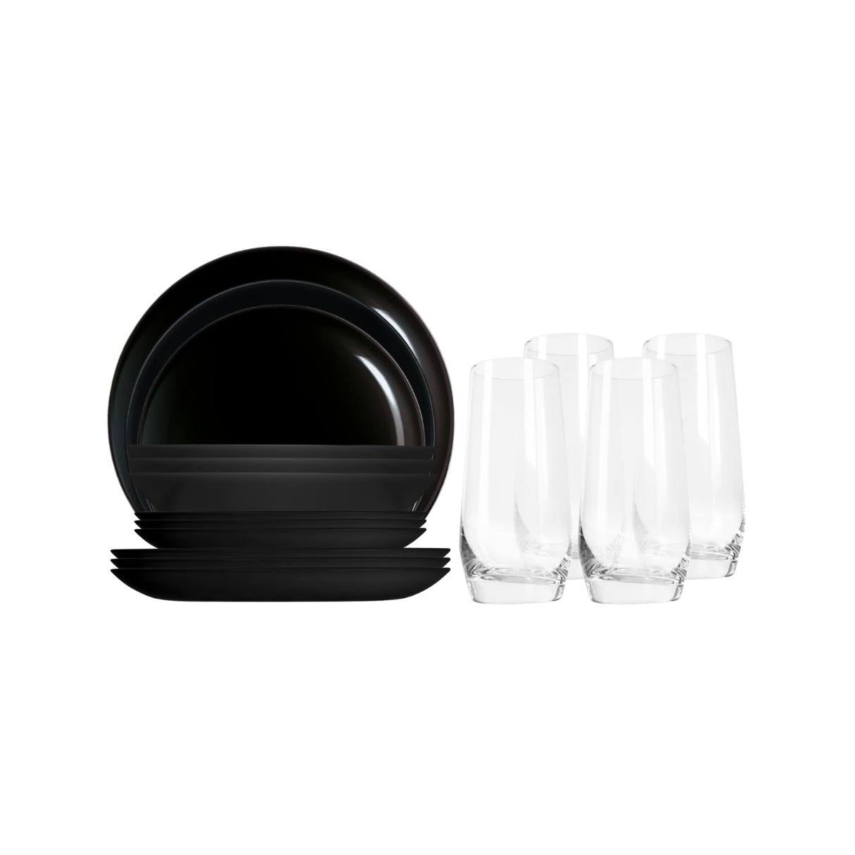 Diwali - Vajilla De 16 Pzas con Vasos