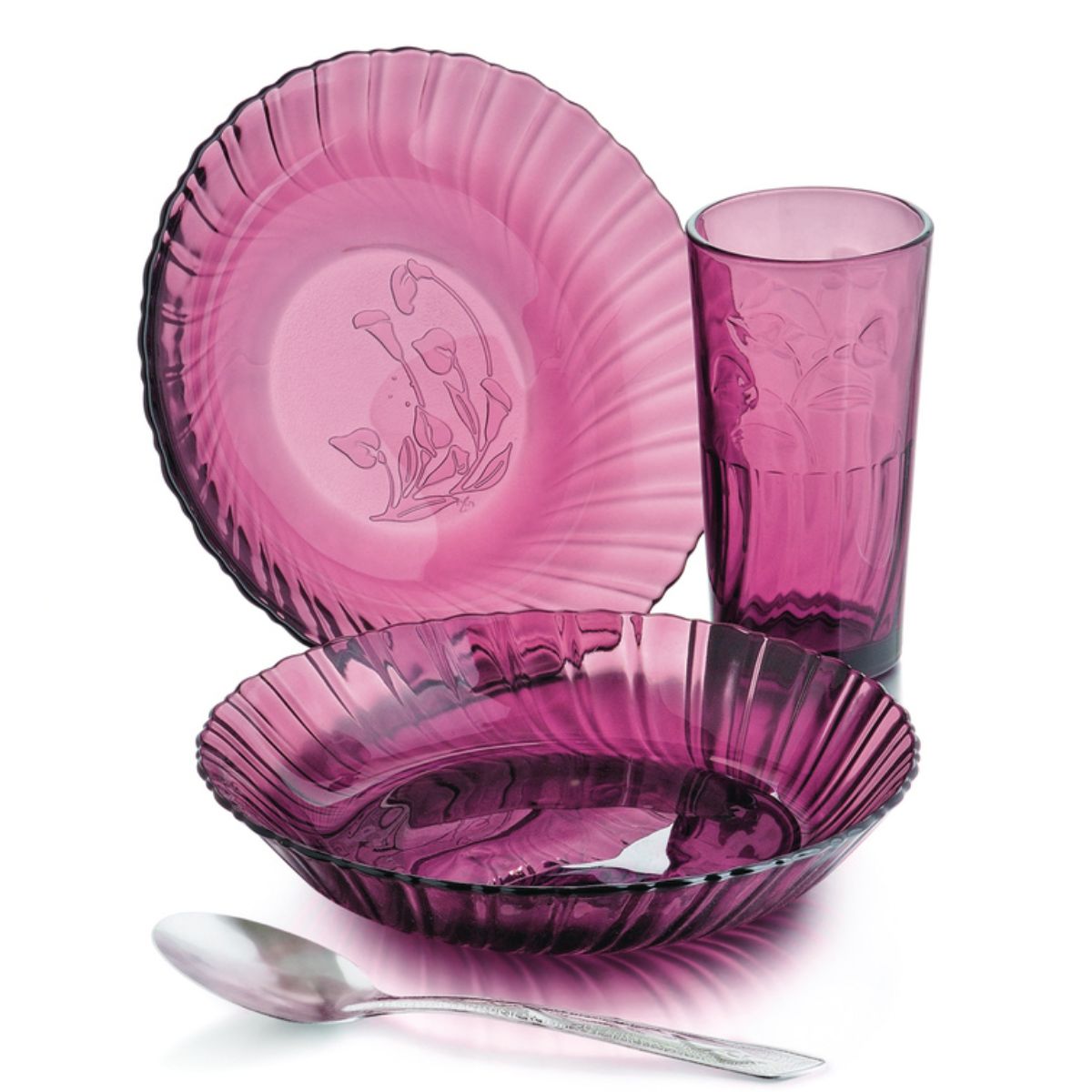 Crisa - Vajilla De 12 Pzas De Vidrio