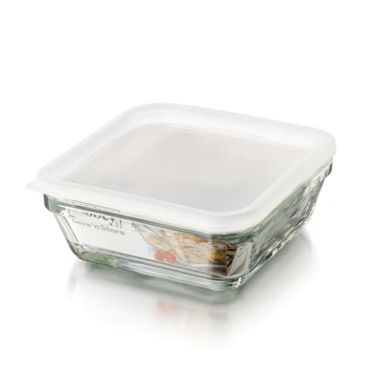 Set De 4 Contenedores De Vidrio Con Tapa