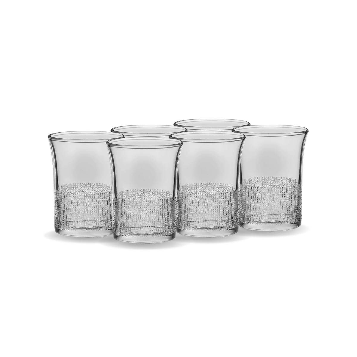 Yute - Juego De Vasos De Vidrio Capacidad 355 ml