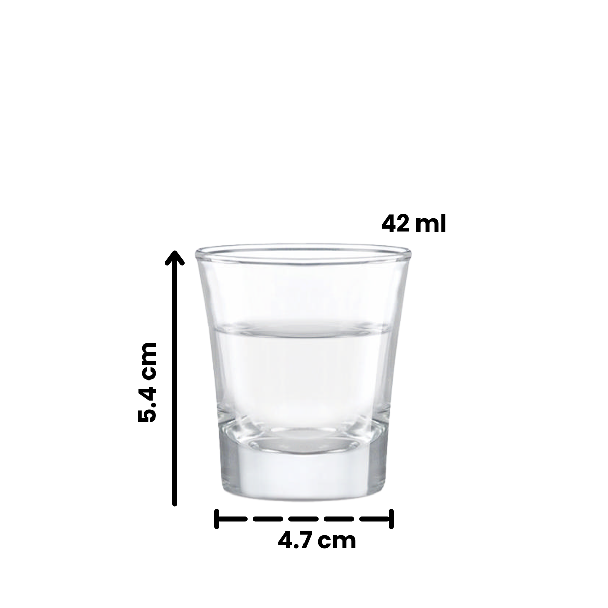 Aguardiente - Juego De 6 Tequileros De Vidrio.