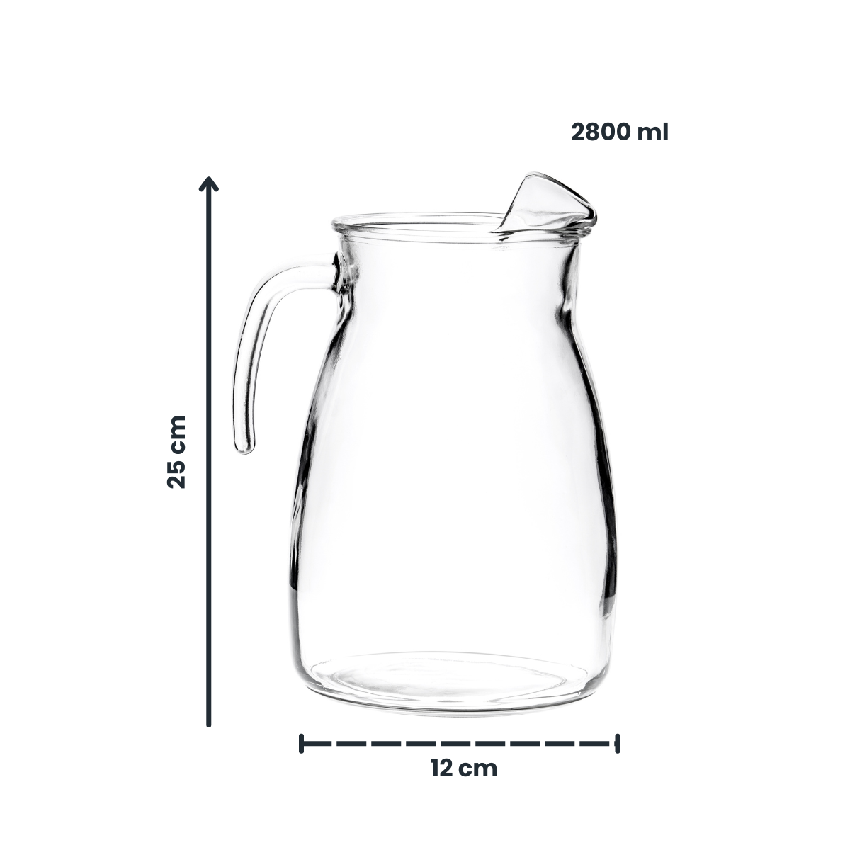 Artic - Jarra de Vidrio de 2.8 lt.