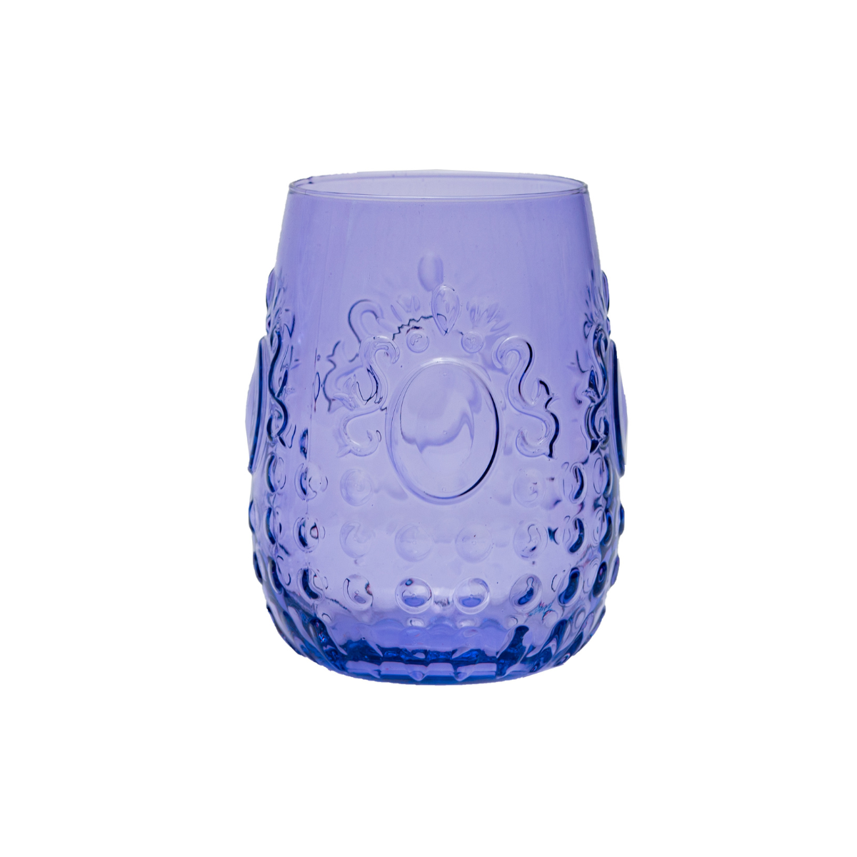 "Baroque Colors" Juego De 6 Vasos De Vidrio Pintado