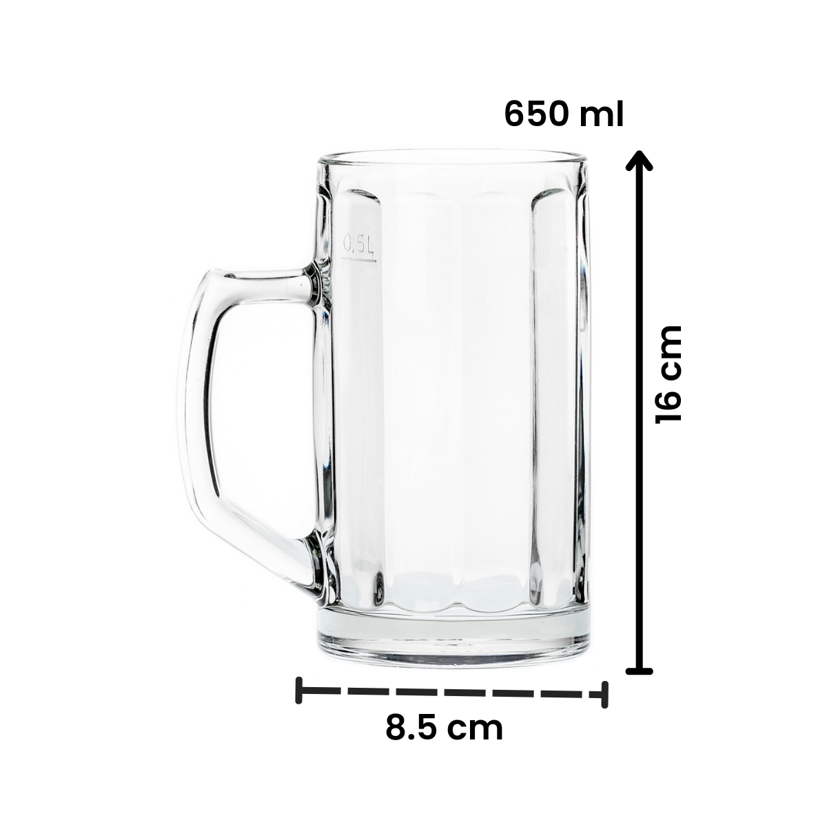 Brema .5 - Juego de 6 Tarros Cerveceros