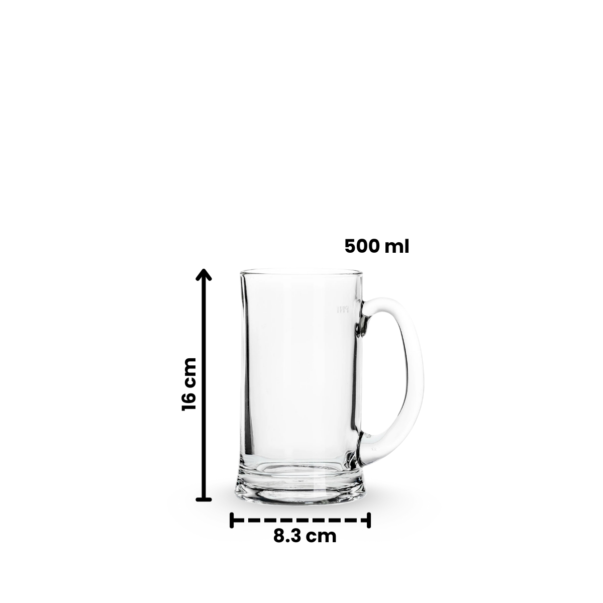 Icon 1P - Juego de 6 Tarros de Vidrio.