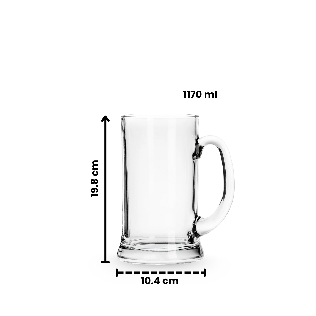 Icon 2P - Juego de 6 Tarros de Vidrio.