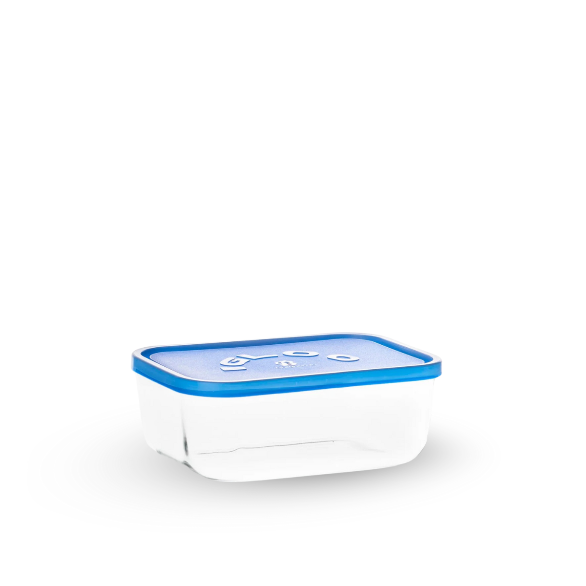 Igloo - Juego de 3 Contenedores De Vidrio Con Tapa Azul