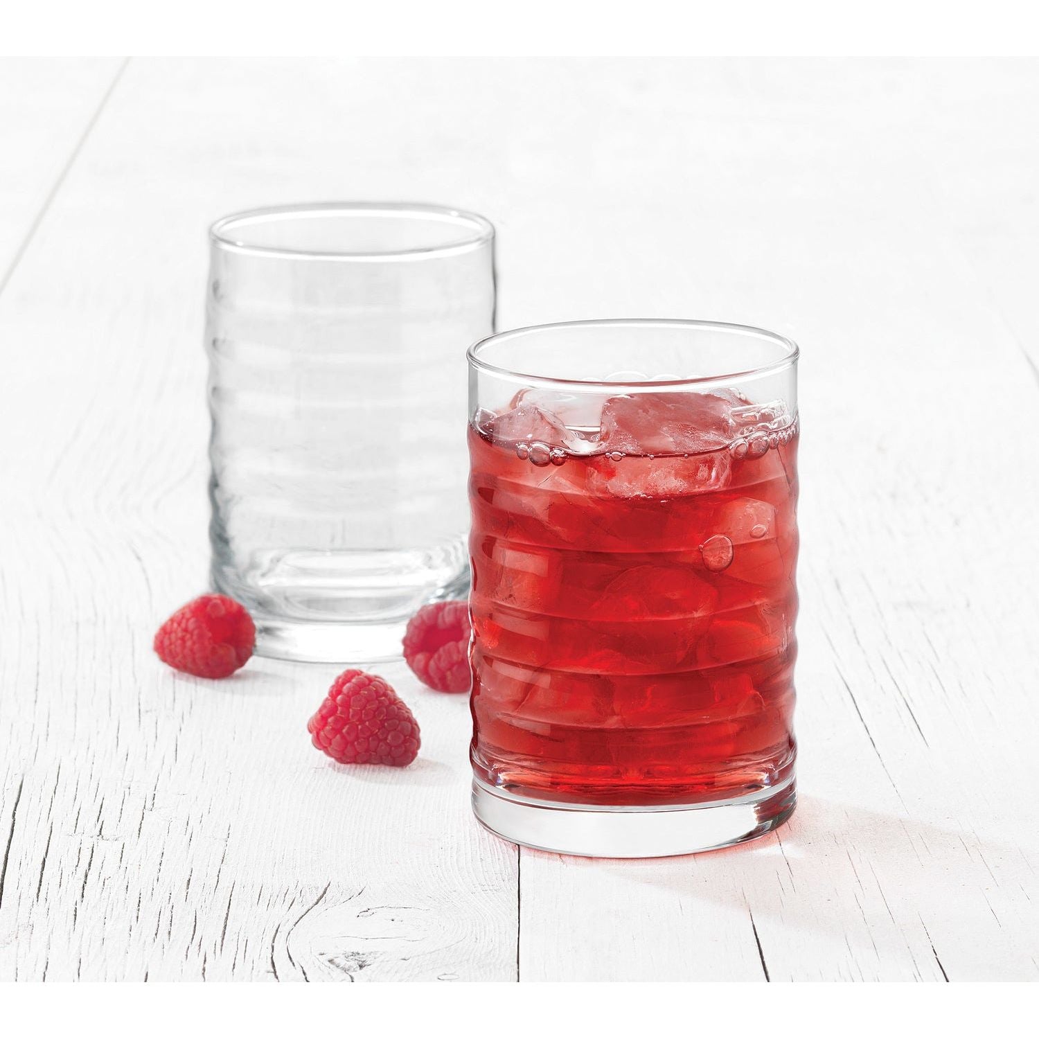 Pueblo - Juego De Vasos De Vidrio 362 ml.