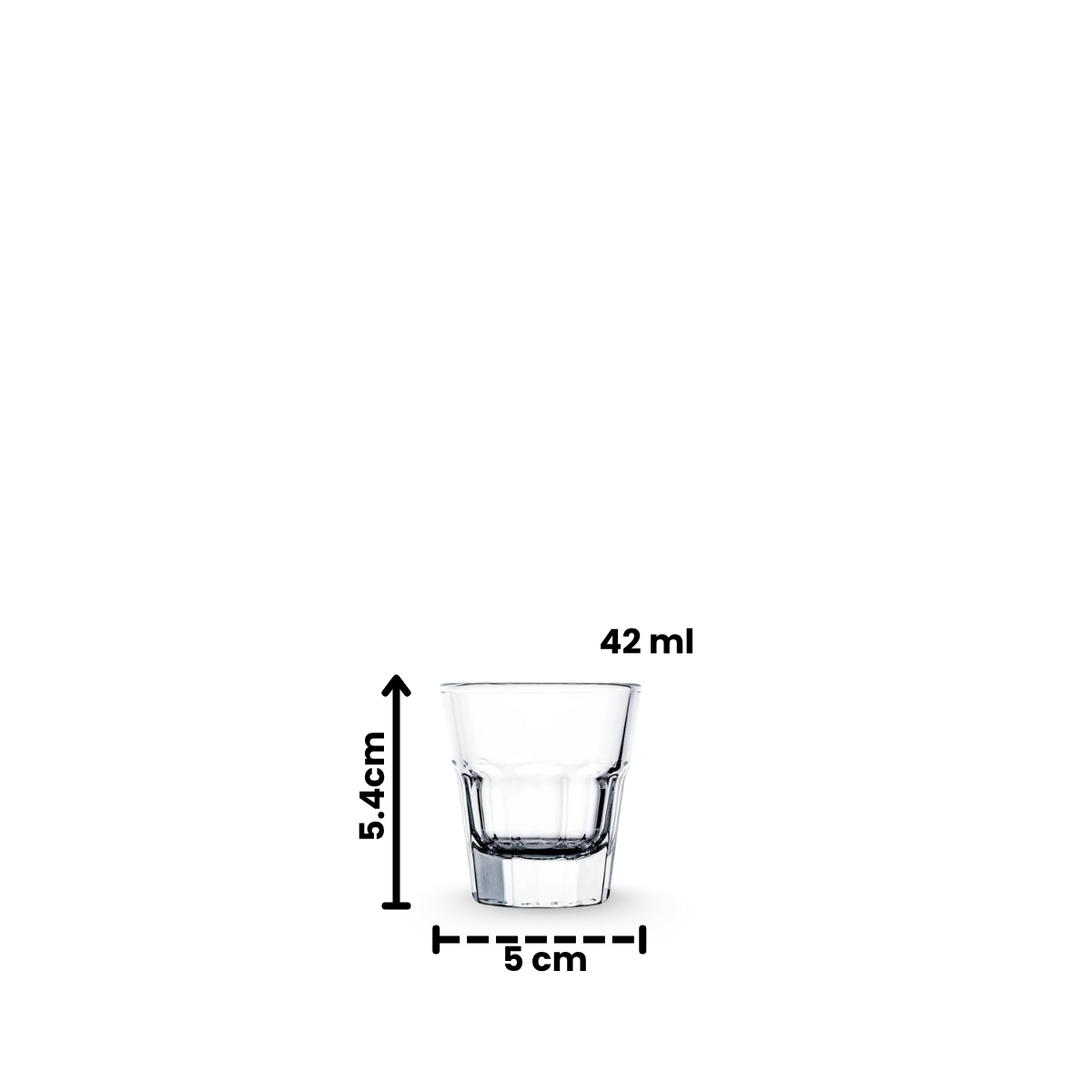 London - Juego De 6 Tequileros De Vidrio 42ml
