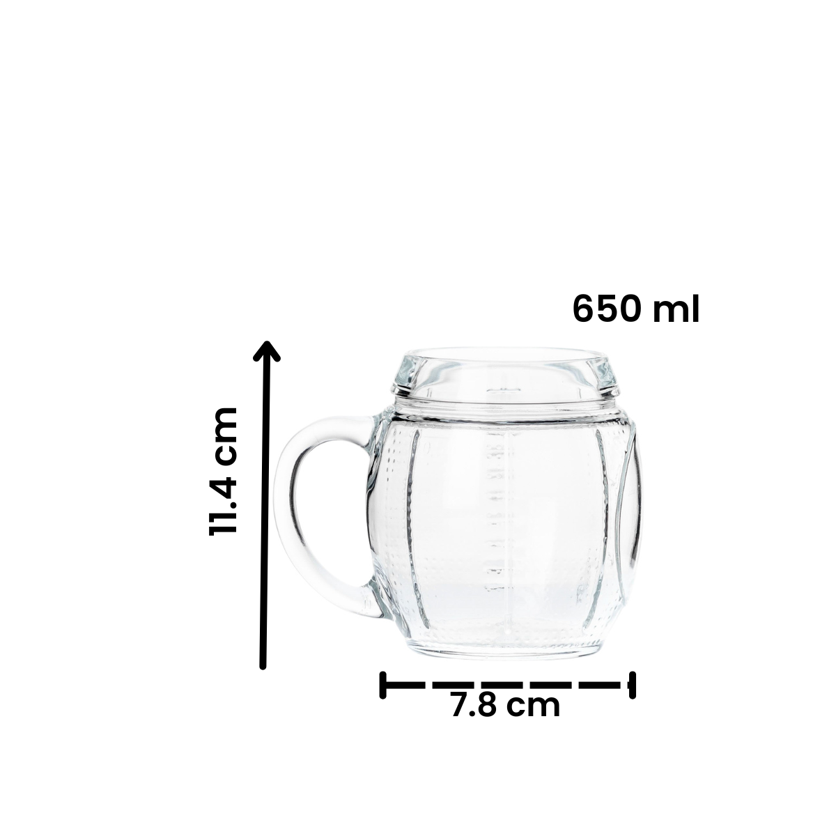Sport Football - Juego de 6 Tarros de Vidrio en forma de Balón de Fútbol Americano.
