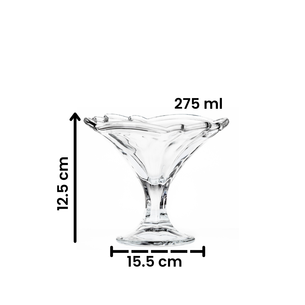 Deliss 275 - Juego de 6 Copas de Postre.