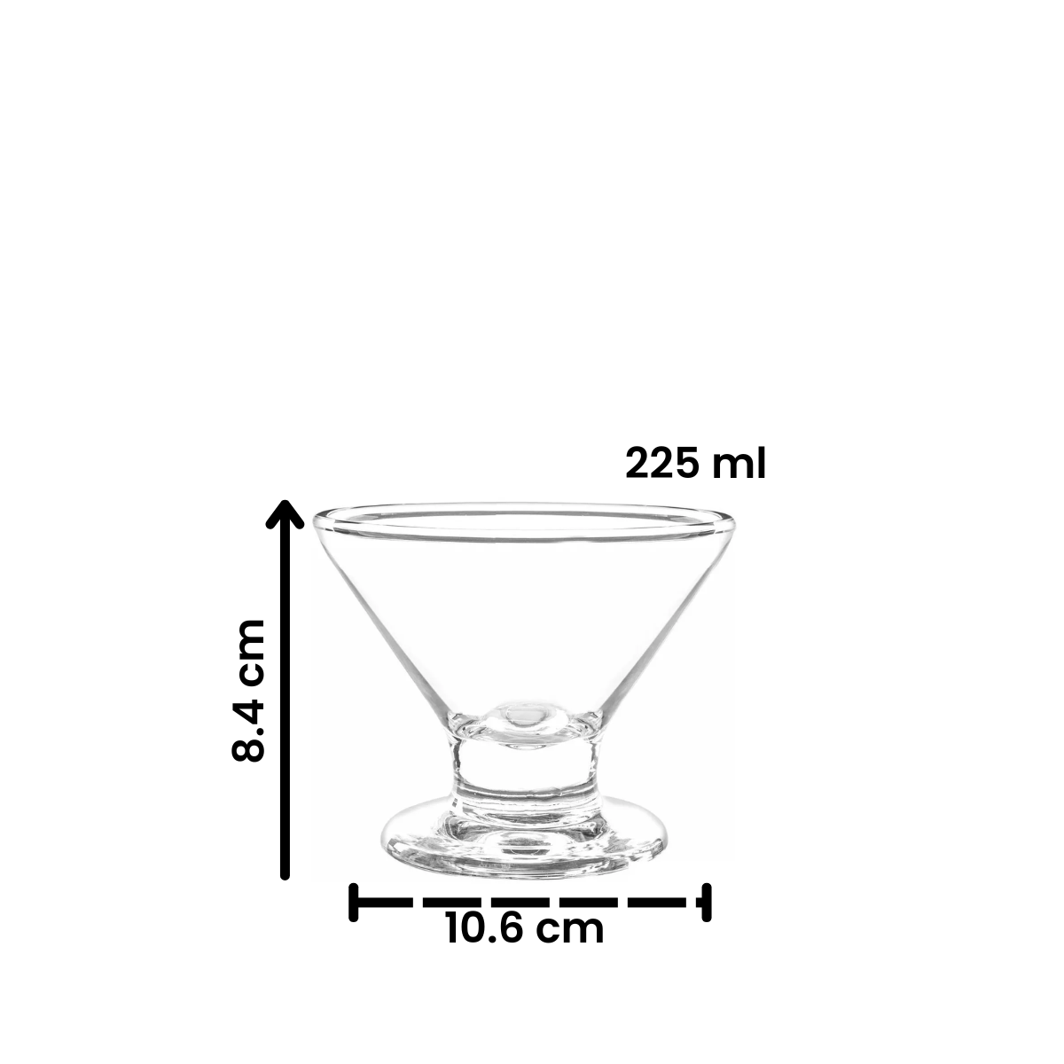 Fiesta - Juego De 6 Copas Para Postre 215 Ml
