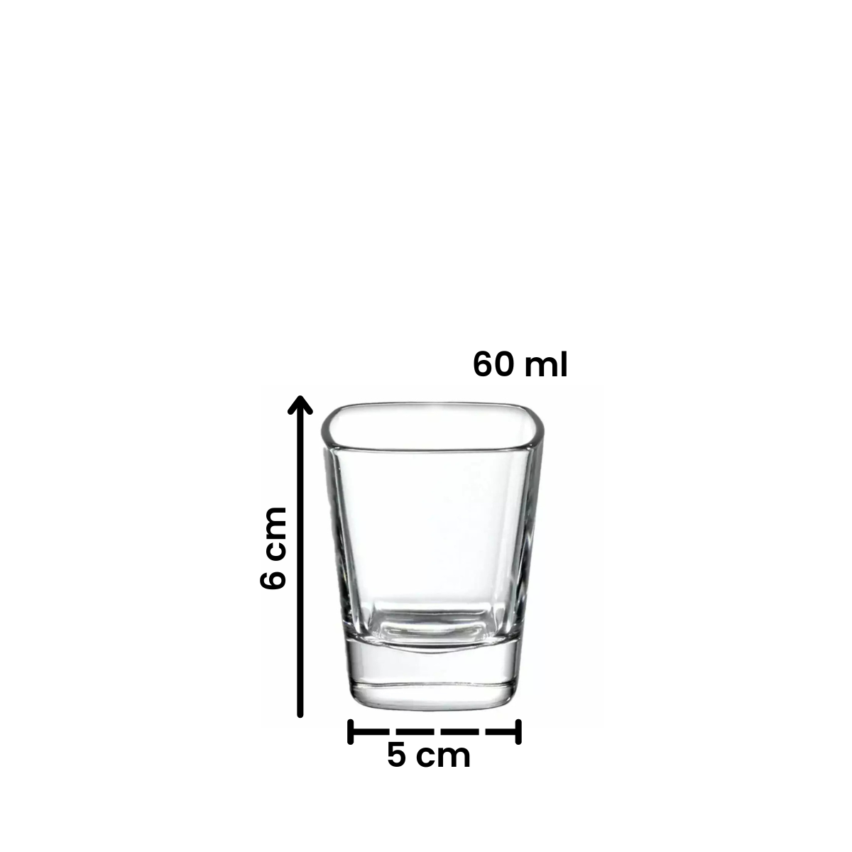 Palladio - Juego De 6 Tequileros De Vidrio 60ml