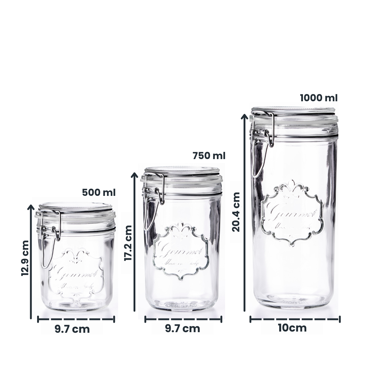 Terrine Gourmet - Contenedor Hermético de Vidrio.