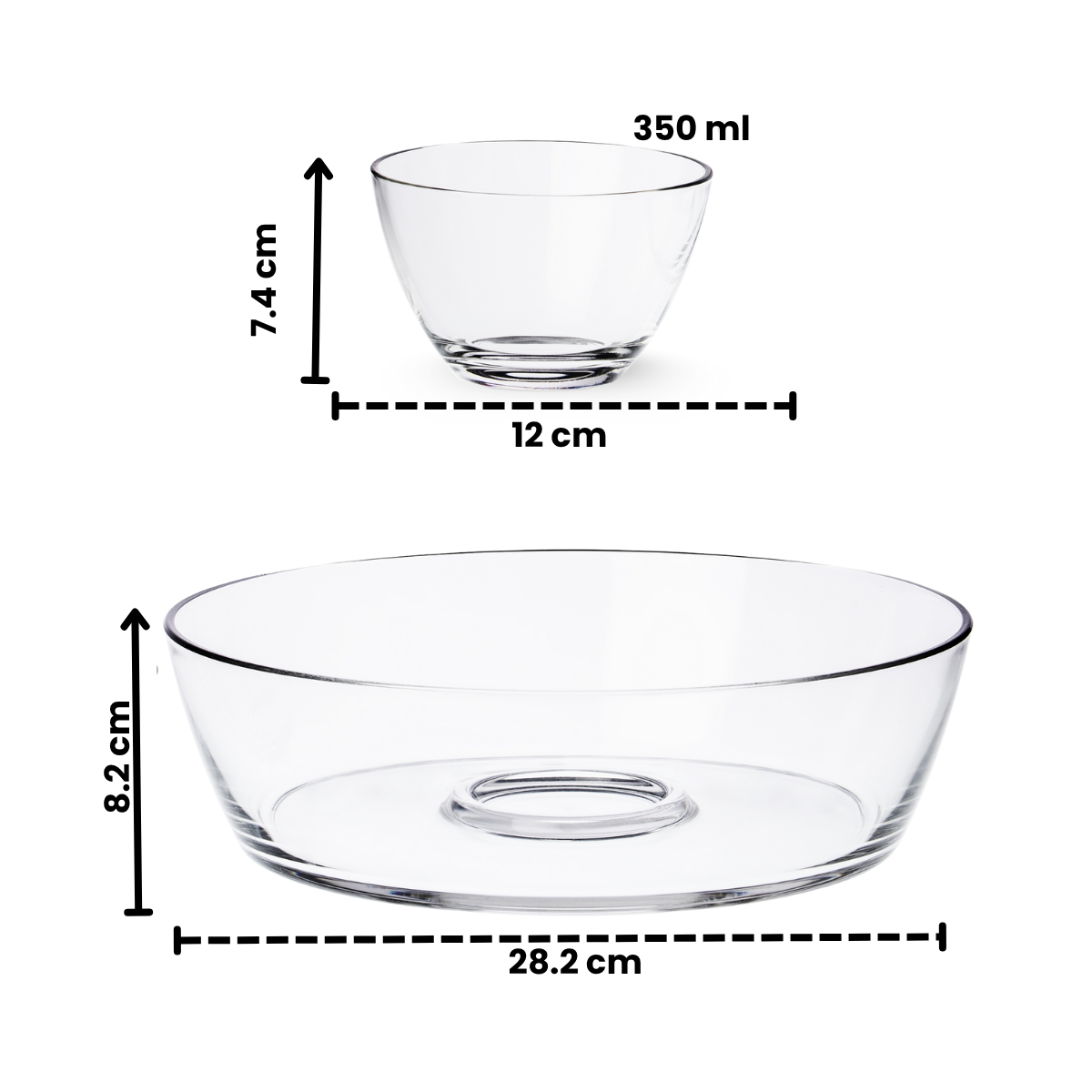 Palladio Chip & Dip - Centro de Mesa