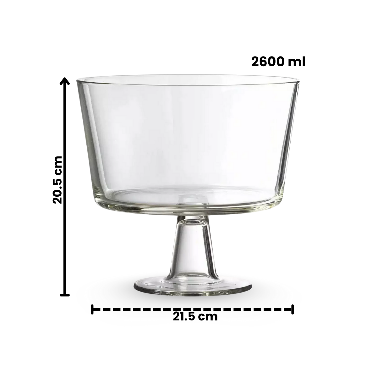 Palladio - Frutero de Vidrio