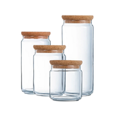 Pure Jar - Contenedor De Vidrio Con Tapa De Corcho