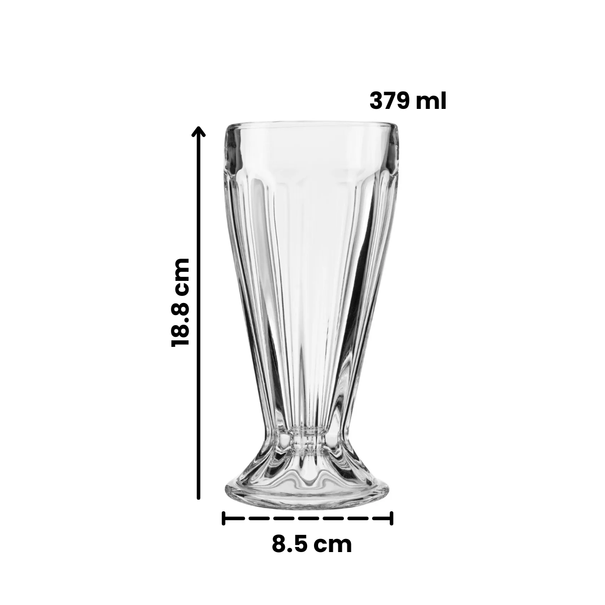 Santa Lunita - 12 Copas para Malteada 379 ml