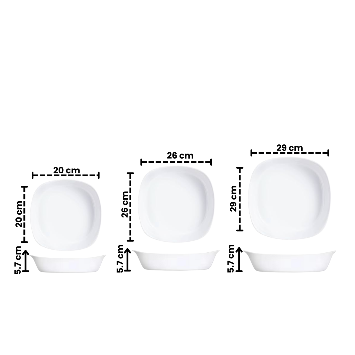 Smart Carine - Refractario Cuadrado De Opal