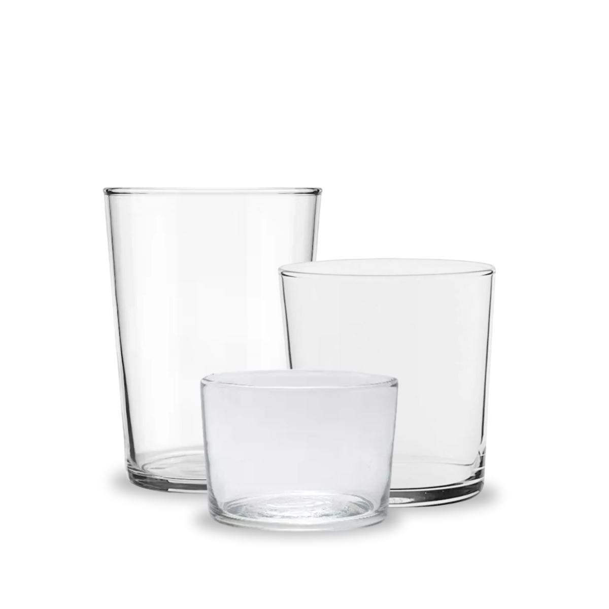 Taska -  Juego de 12 Vasos de Vidrio