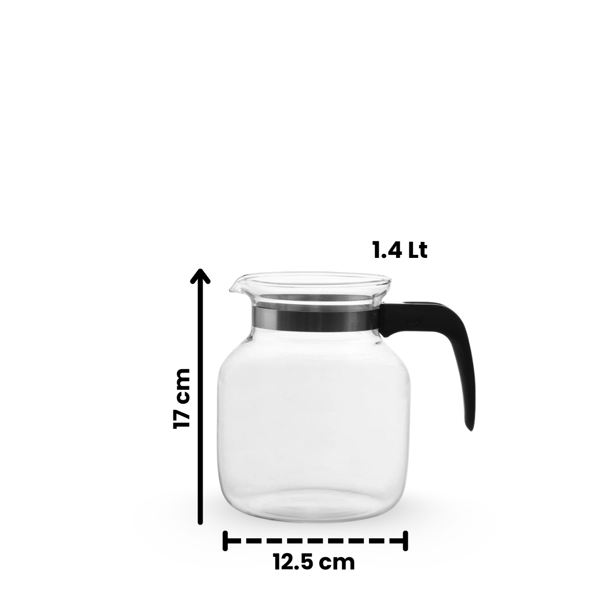 Tetera Jarra de Vidrio para Calentar a Fuego Directo