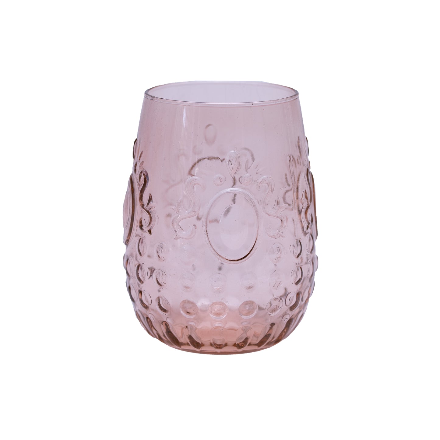 "Baroque Colors" Juego De 6 Vasos De Vidrio Pintado
