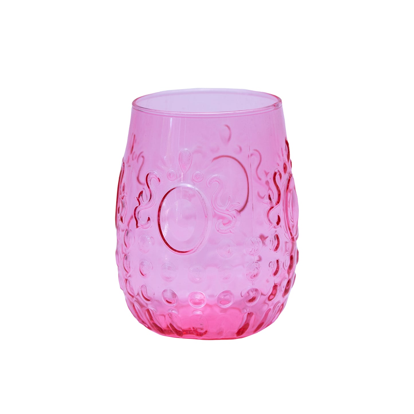 "Baroque Colors" Juego De 6 Vasos De Vidrio Pintado