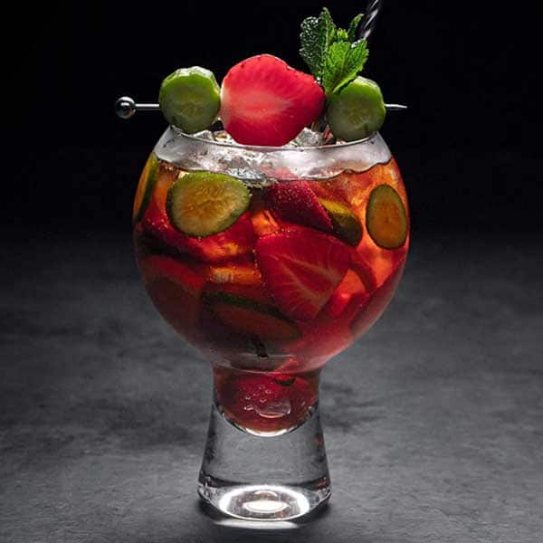 Agrippa - Juego de 6 Vasos Estilo Burbuja De Vidrio.