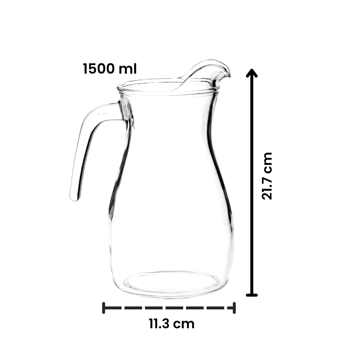 Venezia - Caja de Jarras De Vidrio 1.5 Lt