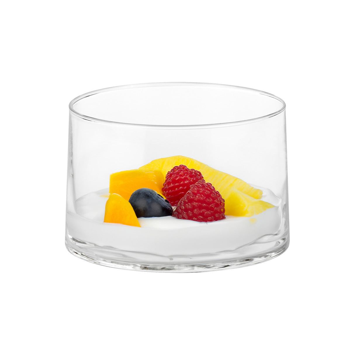 elixir tazon de vidrio de 460 en fondo blanco