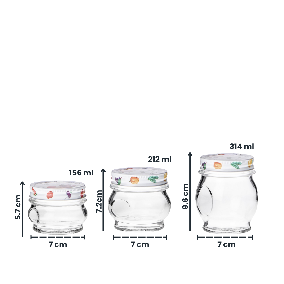 L'Ortolano - Frasco De Vidrio Con Tapa