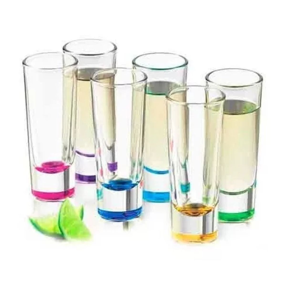 Colors - Juego De Tequileros De Vidrio 59 ml