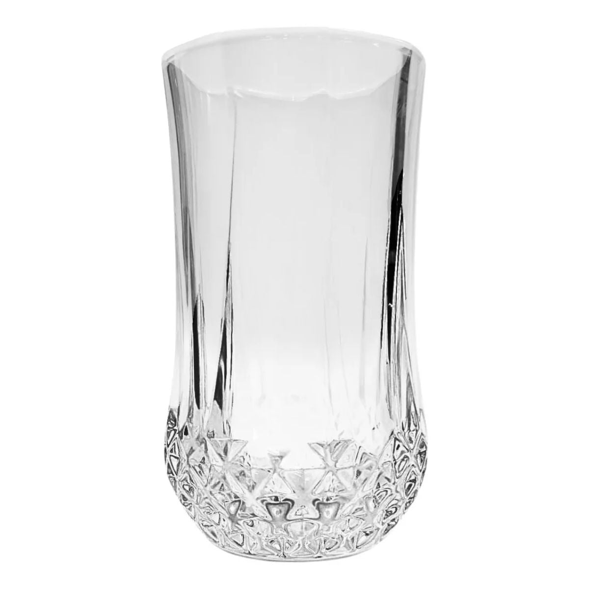 Unicus - Juego De 12 Vasos De Vidrio Tipo Cortado