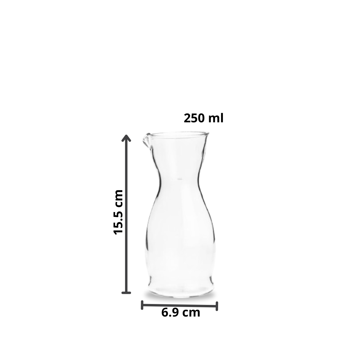 Indro - Jarra de Vidrio con Pico Vertedor