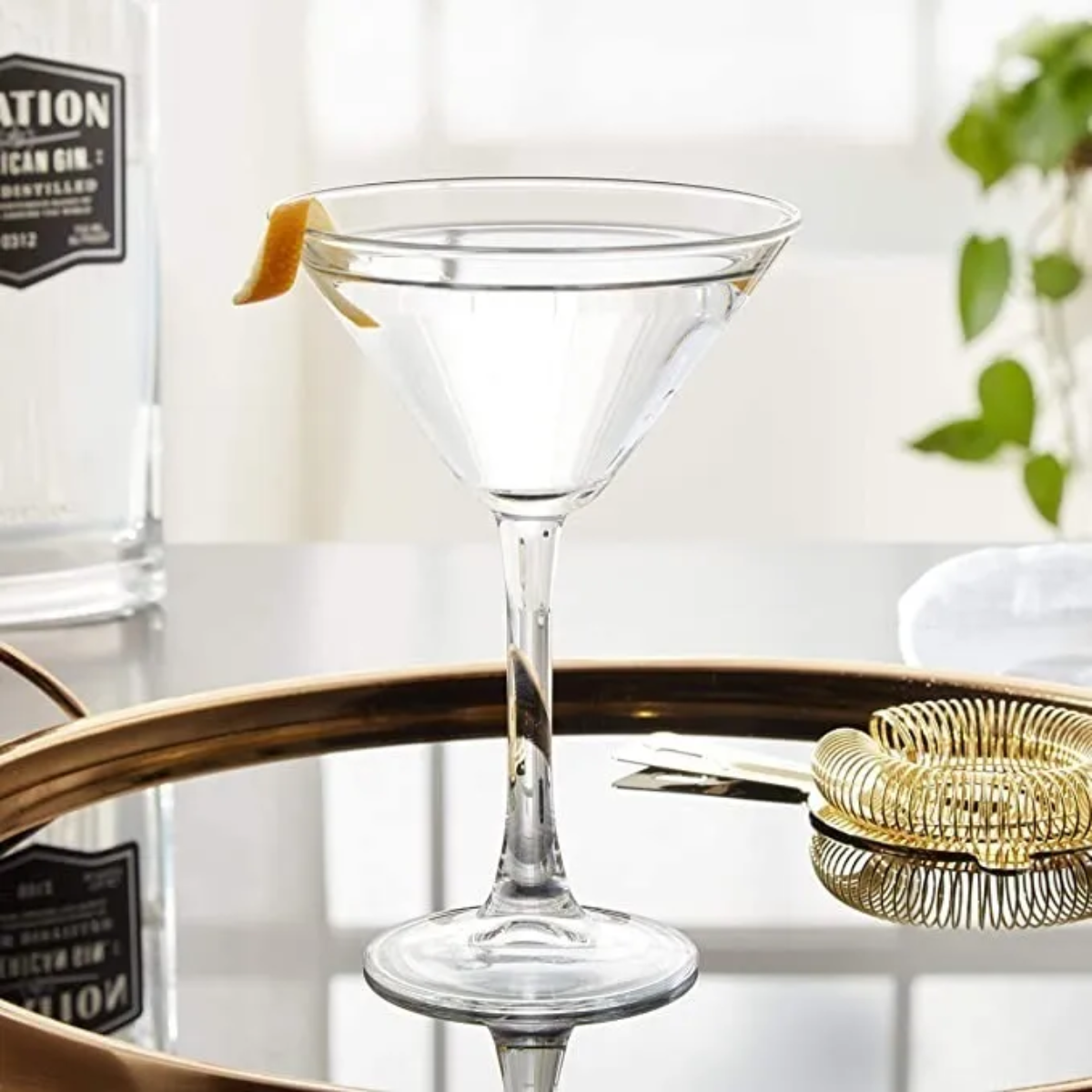 Martini - Juego de 6 Copas de Vidrio De Varias Capacidades