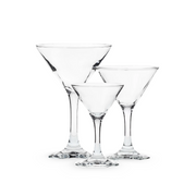 Martini - Juego de 6 Copas de Vidrio De Varias Capacidades