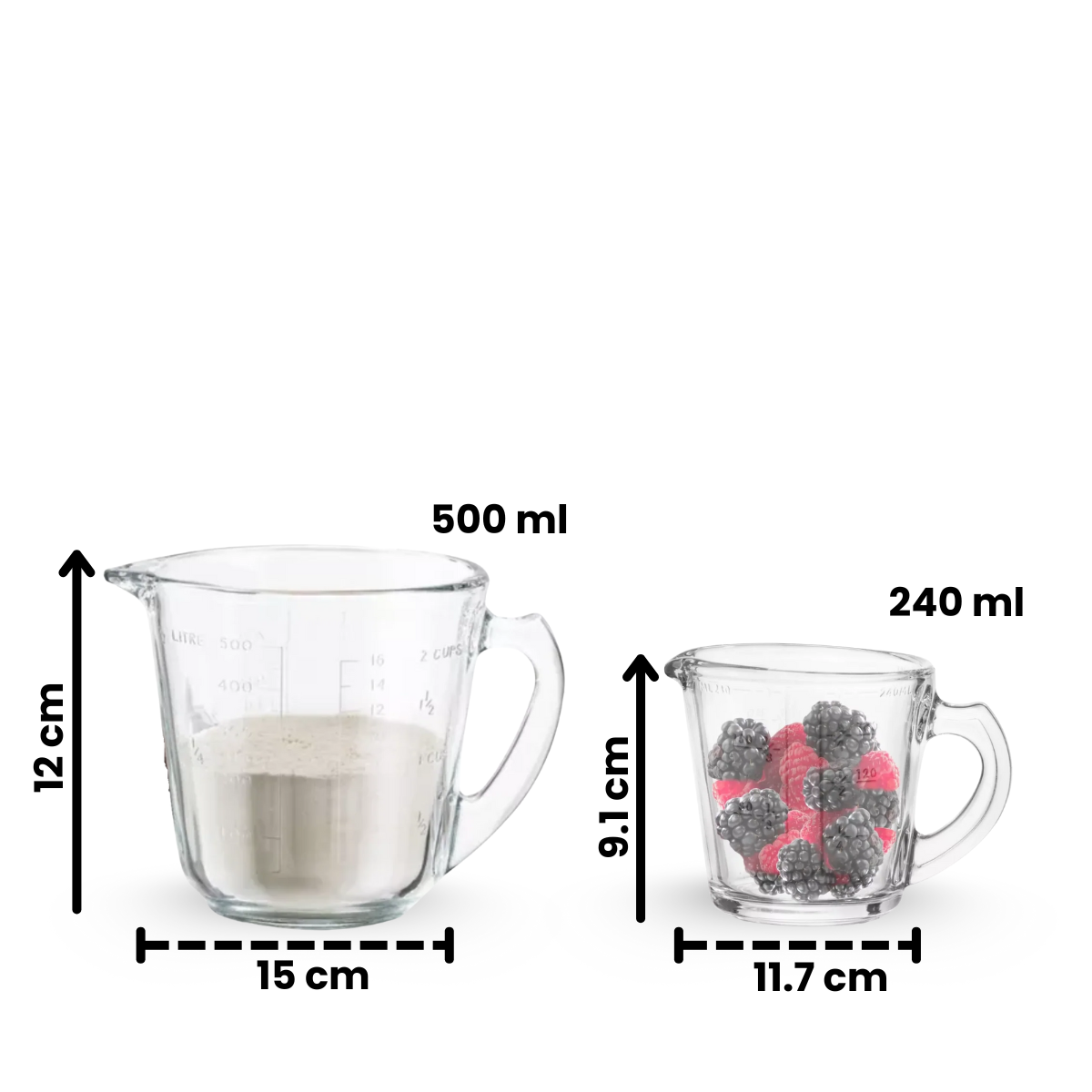 Pro Chef - Taza Medidora De Vidrio