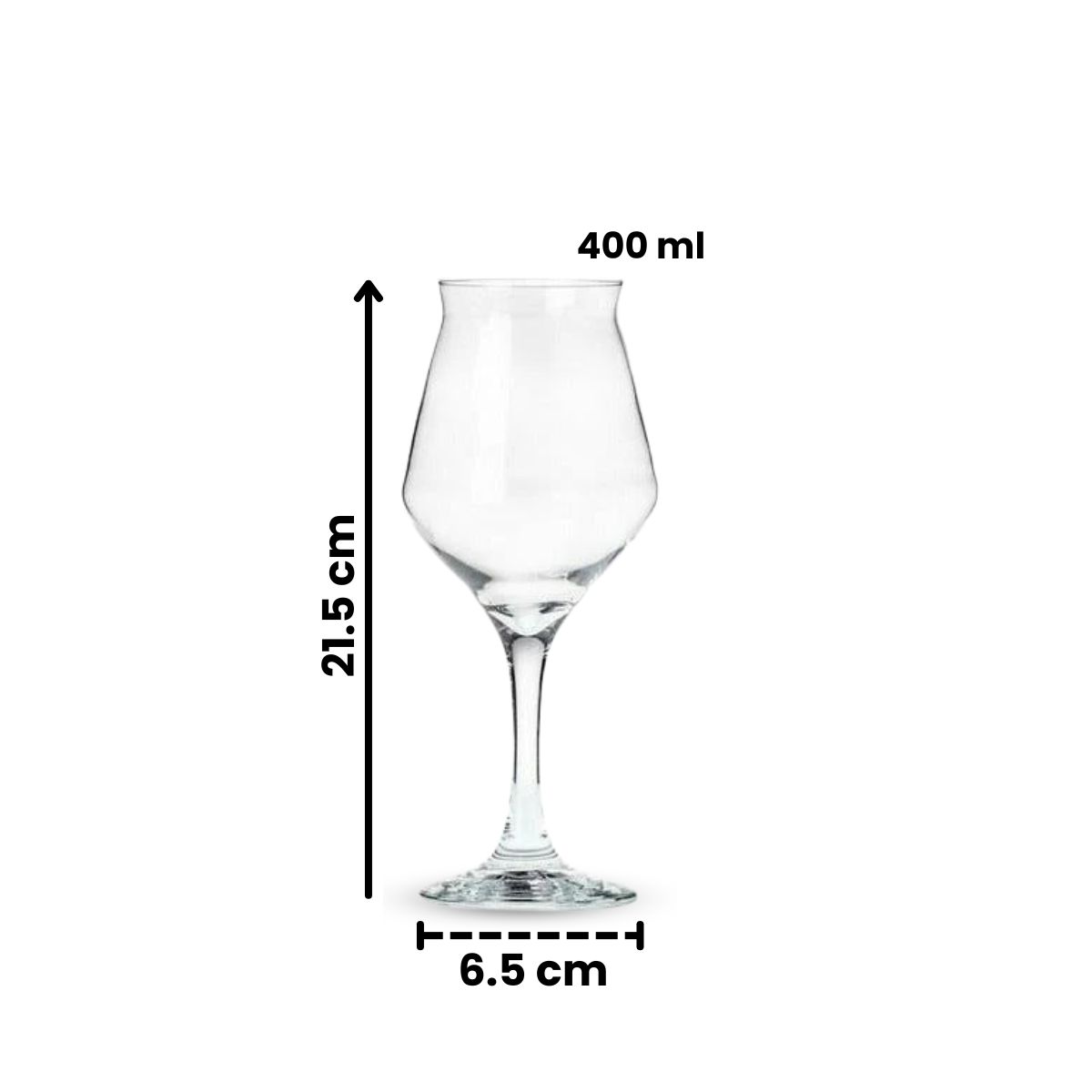 Sommelier 400 - Juego de 6 Copas para Cerveza Tipo Teku.