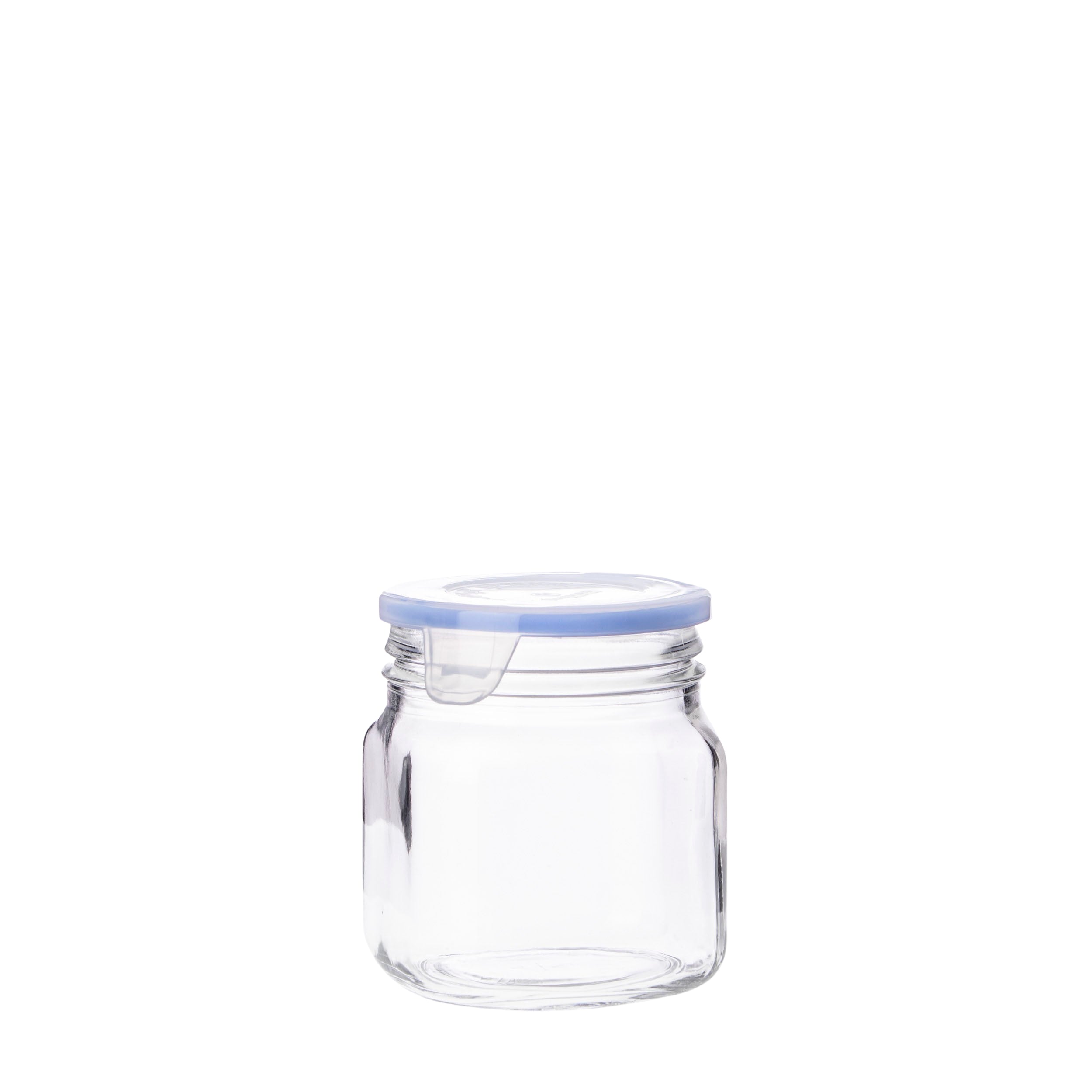 frasco superblock de vidrio para cereal, harina, cafe de 750 mililitros con tapa topper