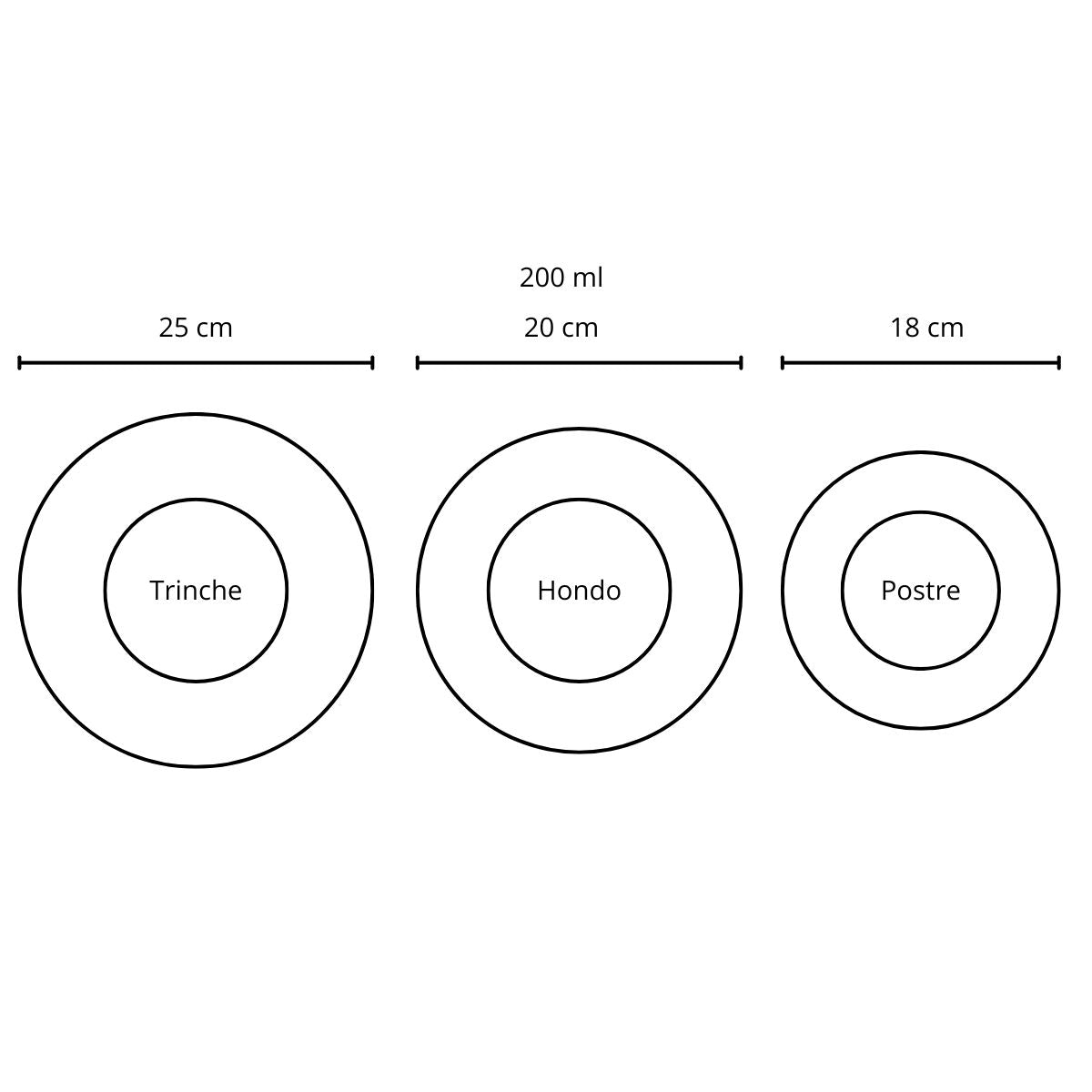 Zelie - Vajilla De Opal Resistente 12 piezas
