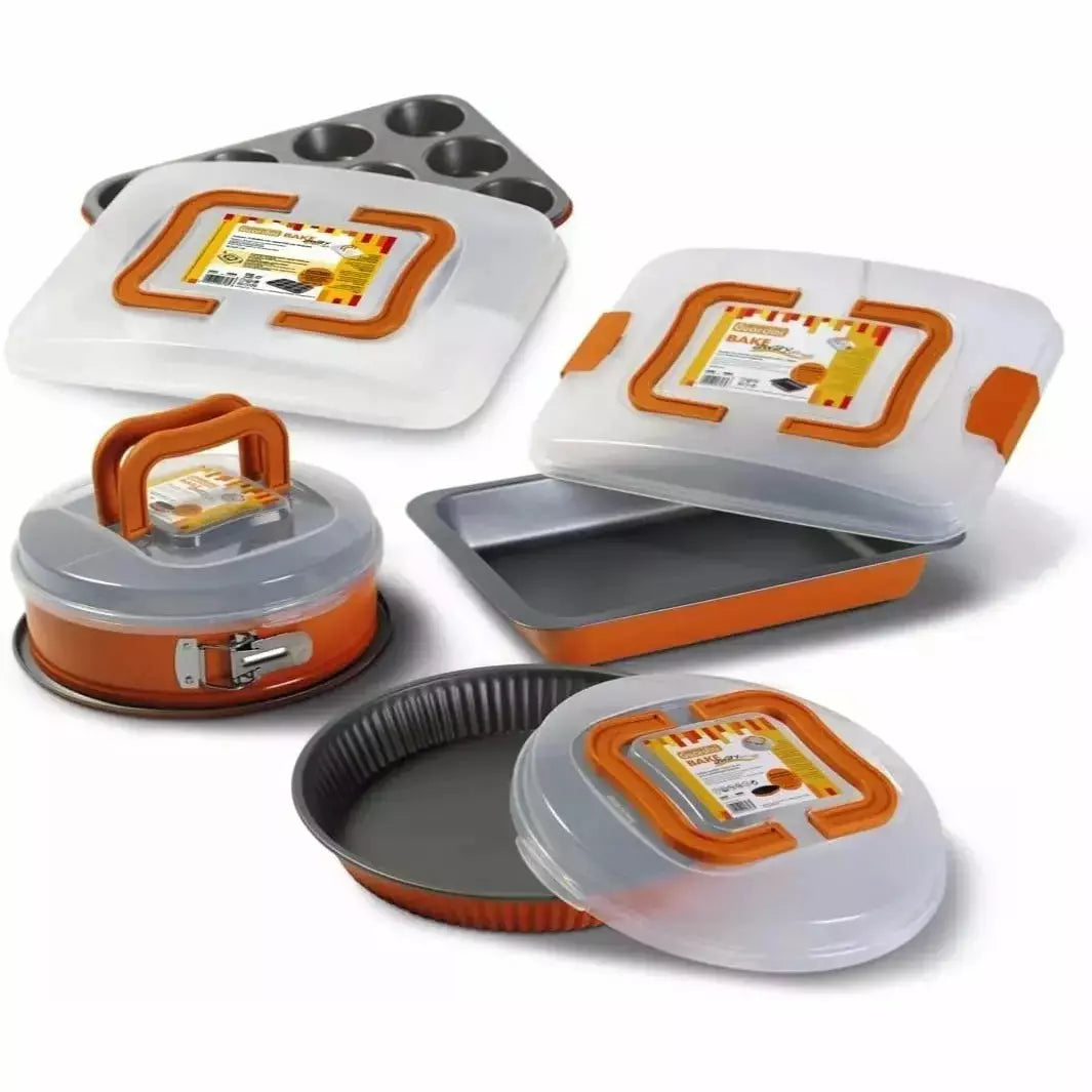 Molde Para Pay Con Tapa De Plástico 28 Cm