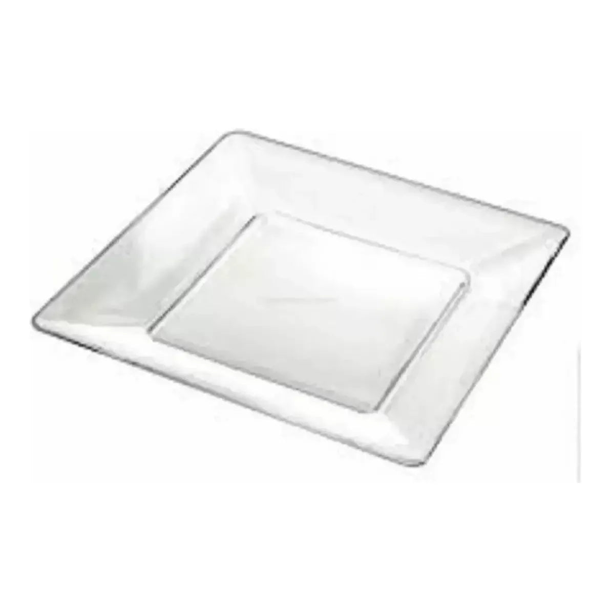 Modi 15 - Juego De 4 Platos Cuadrados De Vidrio