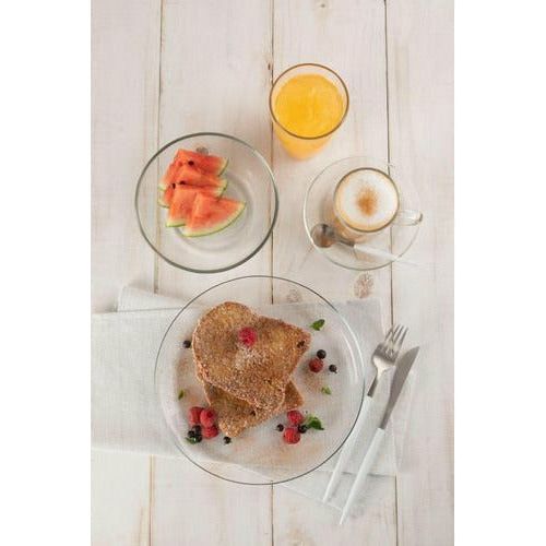 Stylo - Juego De 4 Platos Trinches De Vidrio 24 Cm