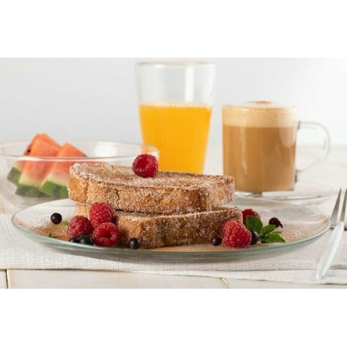 Stylo - Vajilla De 12 Pzas De Vidrio Redonda