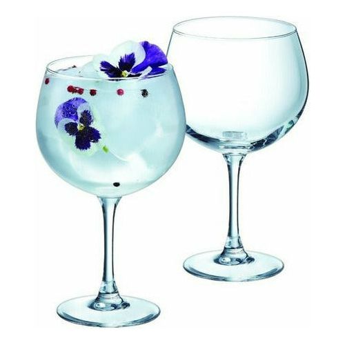 Vina - Ginebra Juego De 6 Copas De Vidrio Para Gin.